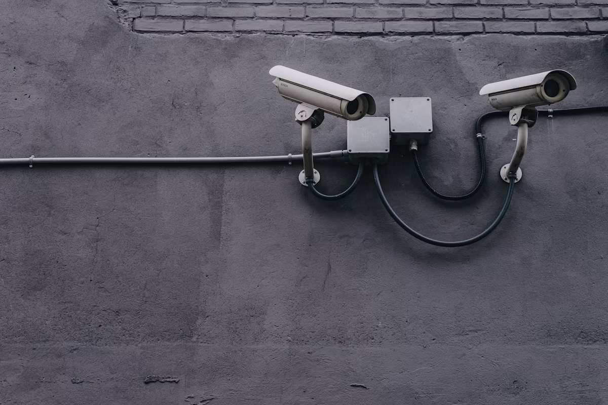 Security camera installation